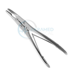 Custom Made Akramed Surgical High Quality Stainless Steel Bone Rongeur Manual Power Source Bone <b>Cutting</b> Forceps CE ISO Certified - Product Image 1