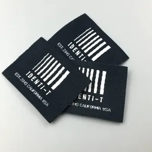 ผ้าดามัสก์แบบนูนแบบหรูหราป้ายเสื้อผ้าสีดำตรงกลางด้านล่างแบบเรียบ - Product Image 5