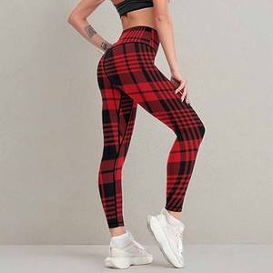 FLW Pantalon de yoga taille haute tie dye Leggings de sport pour femmes Leggings en nylon sans couture Scrunch Butt Leggings - Product Image 6