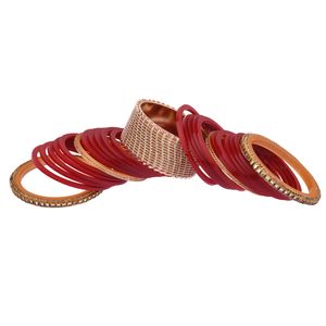 Bracelet de mariage indien en strass, bijoux Kundan, bijoux de mariée, Chura, fabricant indien, vente en gros, bijoux pour femmes - Product Image 4