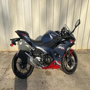 2026 Kawasaki Ninja 500 ABS Bleu Métallique Mat Noir Nuit - Product Image 1