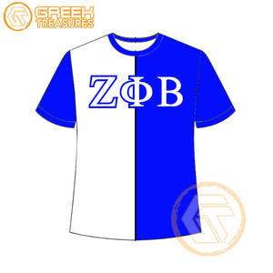 Venta al por mayor personalizada Zeta Phi Beta mujeres camiseta hermandad ropa algodón camisetas más finas mujeres fraternidad prendas - Product Image 2