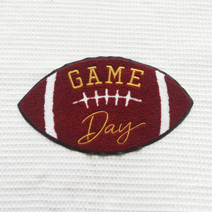 แผ่นรีดติดเสื้อวันเกมฟุตบอลปรับแต่งได้พร้อมลำดับปักและความร้อนอัดสำหรับแจ็คเก็ตตัวแทน/หมวกแผ่นปะเลื่อม - Product Image 2