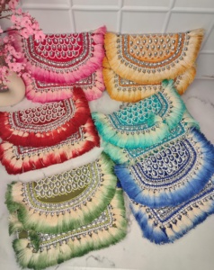 Sac à main élégant pour femme de style bohème, sac fourre-tout brodé ethnique fait à la main, tendance mode en gros - Product Image 1