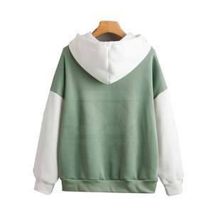 Vente en gros de pulls à capuche 100% coton pour hommes, vêtements de rue décontractés à motif solide avec col à capuche, mode hivernale - Product Image 2