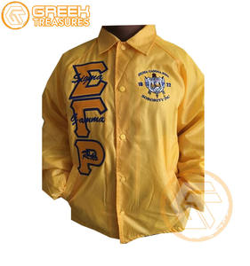 Veste de ligne brodée en polyester Sigma Gamma Rho personnalisée vêtements grecs de haute qualité vestes d'entraînement pour femmes - Product Image 1