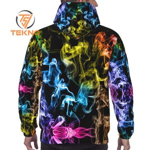 Sweat à capuche épais en éponge française 420gsm personnalisé Fabricants de sweat à capuche sublimé direct pour l'hiver haute qualité sublimé solide - Product Image 2