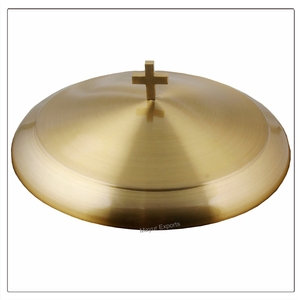 Mayur exporte un ensemble de plateaux de communion de haute qualité 4 plateaux de communion 1 couvercle en acier inoxydable finition dorée plateaux de service durables - Product Image 2