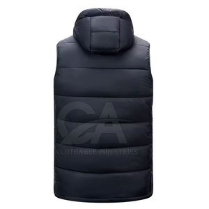 2025 gilet bouffant grande taille hiver chaud gilet nouveau Design mode Style hommes personnalisé gilet bouffant - Product Image 3