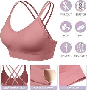 Soutien-gorge de sport fitness de meilleure qualité pour femmes soutien-gorge de sport respirant grande taille fabriqué au Pakistan - Product Image 5