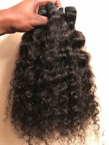 Vente en gros de paquets de perruques à double tirage en cheveux indiens vierges bruts, extensions de cheveux humains, approvisionnement de collection de temple - Product Image 2