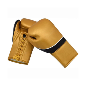 Gants de boxe professionnels 12oz directs d'usine gants d'entraînement de combat en PVC personnalisés nouveau design - Product Image 4