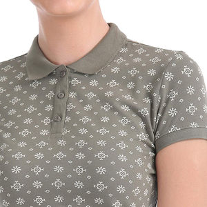 Casual viste botón diseño negocios mujeres verano al aire libre nuevo estilo Manga corta buena venta polos - Product Image 4