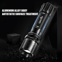 Lampe torche LED antidéflagrante en alliage d'aluminium BL-8, 400 lumens, IP65, rechargeable DC, multifonction industrielle, Ra80, 6000K