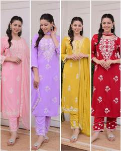 Mode pakistanaise fabriquée à la main nouveauté Hit Designer traditionnel 3 pièces Salwar Kameez à faible taux - Product Image 6