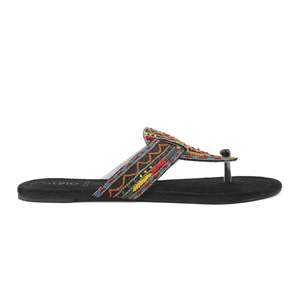 Sandalias de tacón étnicas negras EC0194 - Product Image 4