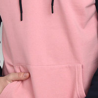Sweat à capuche en molleton de coton brodé pour homme, color-block, 400 grammes, coupe oversize, doublé, hiver, séchage rapide, respirant
