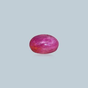 Pierre précieuse facettée en rubis étoilé, 5,73 carats, naturelle, synthétique, créée en laboratoire, polie à la chaleur, sculptée, orange, bleu, jaune, rose, rouge, 8 mm - Product Image 2