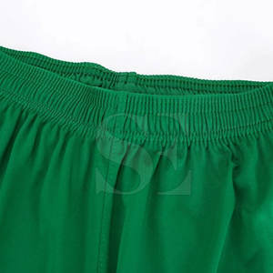 ชุดเสื้อเจอร์ซีย์และกางเกงขาสั้นผ้าโพลีเอสเตอร์100% ชุดทีมฟุตบอลสีทึบ - Product Image 5