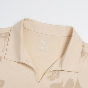 Chemise en popeline 100 % coton pour homme, motif mélangé, manches courtes, 200 g, modèle IPS092AZ, non tissé – Nouvelle collection très prisée - Product Image 2