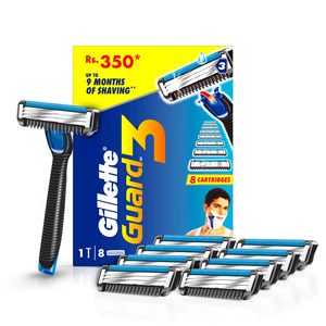 Professional Gillette Guard 3 <b>Men</b> <b>Razor</b> Offering Precision Control And Smooth Shave Performance <b>For</b> Daily Grooming Needs - Product Image 1