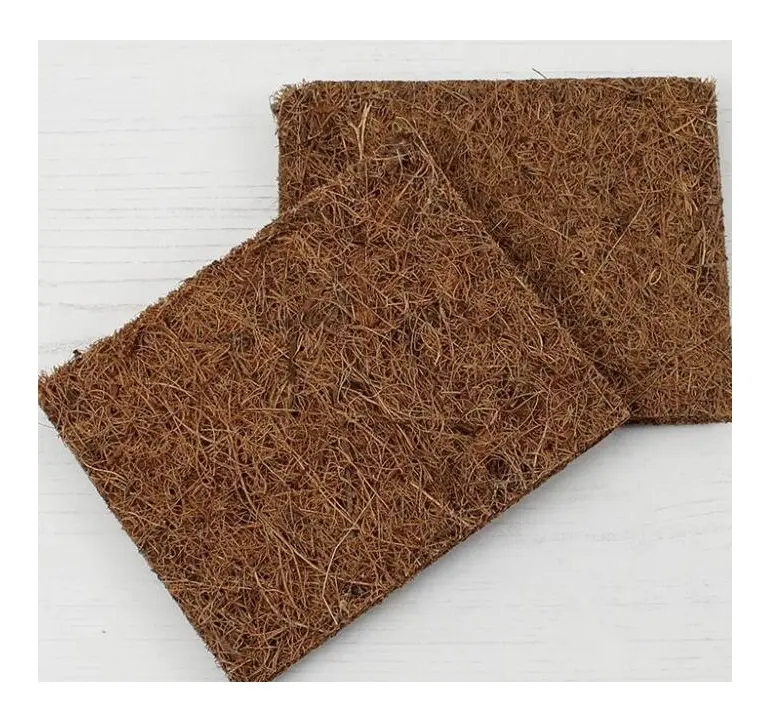 Matériel de tapis de fibre de coco de haute qualité-Tapis de coco pour pavage de route-Rouleau de fibre de coco de noix de coco 100% matériau naturel
