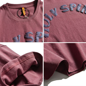 Camiseta Extra Grande con Estampado Personalizado Simple, de Secado Rápido, Nueva, Gráfica, de Manga Corta, Informal, de Verano, 100% Algodón, Estilo Urbano para Hombre - Product Image 2