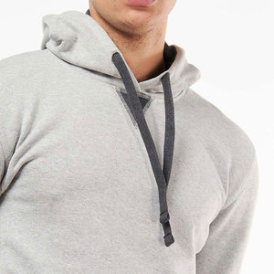 Sweat à capuche épais en molleton de coton uni pour homme, 100 % coton, écologique, lourd, idéal pour l'hiver, vente en gros à faible MOQ - Product Image 6