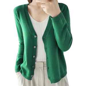 Nouveau design femmes pull à col en V respirant nouveauté haut tendance matériau souple durable séchage rapide femmes pull à col en V - Product Image 5