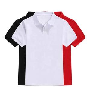 Chemises polo pour enfants de qualité supérieure en polyester/coton, design décontracté personnalisé, colorées, populaires pour les enfants, fabriquées en tissu tricoté 180g - Product Image 4