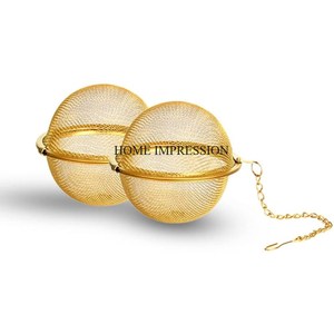 Alambre de metal chapado en oro de alta calidad de primera calidad hecho para el hogar y el hotel utensilios de cocina colador de té suministros de fabricante indio - Product Image 6