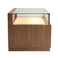 Vitrine en verre éclairée par LED de qualité supérieure pour boutique de bijoux de luxe, armoire à bijoux de haute qualité