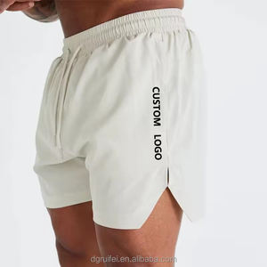 กางเกงขาสั้นผ้าฝ้ายสำหรับผู้ชายกางเกงขาสั้นสำหรับออกกำลังกายวิ่งออกกำลังกายระบายอากาศได้ดี - Product Image 5