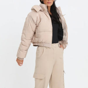 Veste matelassée pour femme Veste matelassée légère et respirante pour femme Veste matelassée chaude à fermeture éclair Style décontracté pour l'extérieur - Product Image 2