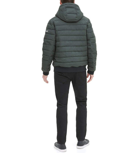 Veste matelassée d'hiver décontractée pour hommes, bombardier coupe-vent à manches longues avec vêtements d'extérieur remplis de poly, style formel Haus Industries - Product Image 6
