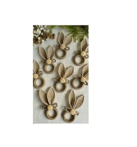 Made of Rattan Round Shape Table Accessories Napkin Rings Home and Kitchen Ware Tissue Holding Rings Affordable Price - Product Image 2