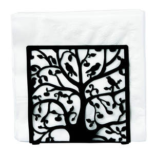 Porte-serviettes en forme d'arbre-Support de mouchoirs en métal élégant pour la nature, support de serviettes en métal de grande qualité pour la décoration de table - Product Image 5