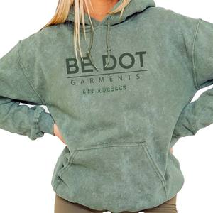 Top Quality Acid Wash <b>Vintage</b> Faded Distressed Women <b>Oversized</b> <b>Sweatshirt</b> Polyester Cotton Winter Casual Solid Pattern - Product Image 1
