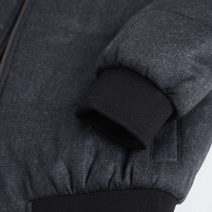 Chaqueta de Talla Grande, Negra, de Cordura, Impermeable, Cortavientos, Transpirable, de Alta Calidad, con Tejido Ecológico, Mangas Completas y Bolsillos - Product Image 3