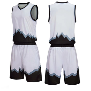 Uniformes de basketball d'hiver personnalisés à prix compétitif, imprimés par transfert thermique sur le devant, respirants, à séchage rapide, antibactériens, 100% coton - Product Image 5