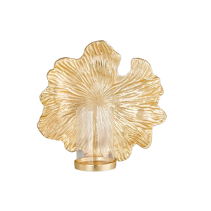 Antique Gold Aluminium Votive Stand Leaf Shape Tree Petal Design Tabletop Decorative <b>Salad</b> <b>Tools</b> Metal Casting Finished Antique - Product Image 5