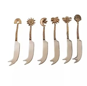 ชุดช้อนส้อมโลหะสุดหรูชุดมีดส้อมสแตนเลสชุดเครื่องใช้บนโต๊ะอาหารที่หรูหราสำหรับใช้ในบ้านห้องครัวห้องอาหารและร้านอาหาร - Product Image 5