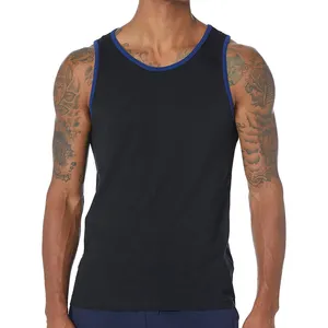 Hot Selling Workout Muscle Training Bodybuilding Gym wear tank top Breathable Vest low MOQ Tank Top Stringers for men