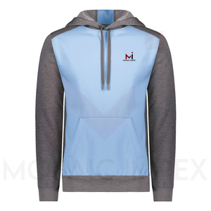 Mosaic Impex alta calidad gris oscuro y Rosa contraste ropa casual con capucha peso pesado y cálido sudaderas con capucha de gran tamaño para hombres - Product Image 3