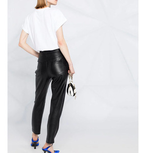 T-shirt d'été de haute qualité avec logo personnalisé pour femmes, avec impression de strass, tenue décontracté, t-shirts respirants - Product Image 4