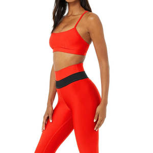 Design personnalisé Ensemble de yoga pour femmes Vêtements de fitness et de gym Ensemble de yoga pour femmes Nouveau style Ensemble 2 pièces pour femmes Vêtements de yoga - Product Image 5