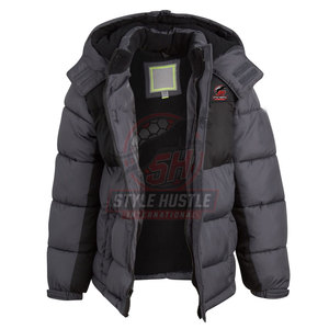 Chaqueta de burbujas para hombre 2026 de color liso, estilo casual, streetwear, nueva moda, cómoda y transpirable, para invierno. - Product Image 2
