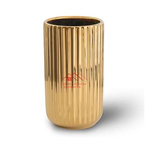 Jardinière en métal à design côtelé, décoration de balcon, accessoires de jardin extérieur, jardinière au sol au design personnalisé - Product Image 1