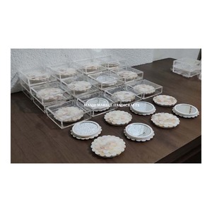 Arabian Festival Giveaway Handmade Mop Pearl <b>Mirrors</b> Sets Handcrafted Sea <b>Shell</b> Mother of Pearl Decorative <b>Mirror</b> With Box - Product Image 1
