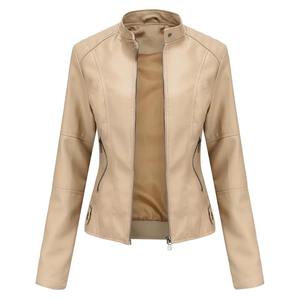 Meilleure vente en gros Veste en cuir véritable pour femmes à la mode Hiver tricoté respirant pour femmes - Product Image 6